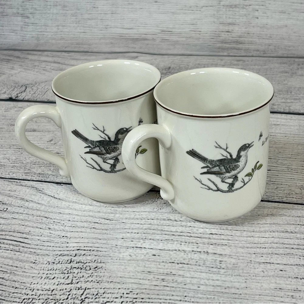 Villeroy & Boch Vintage Discontinued Pattern Paradiso Game Birds 2 Mugs …